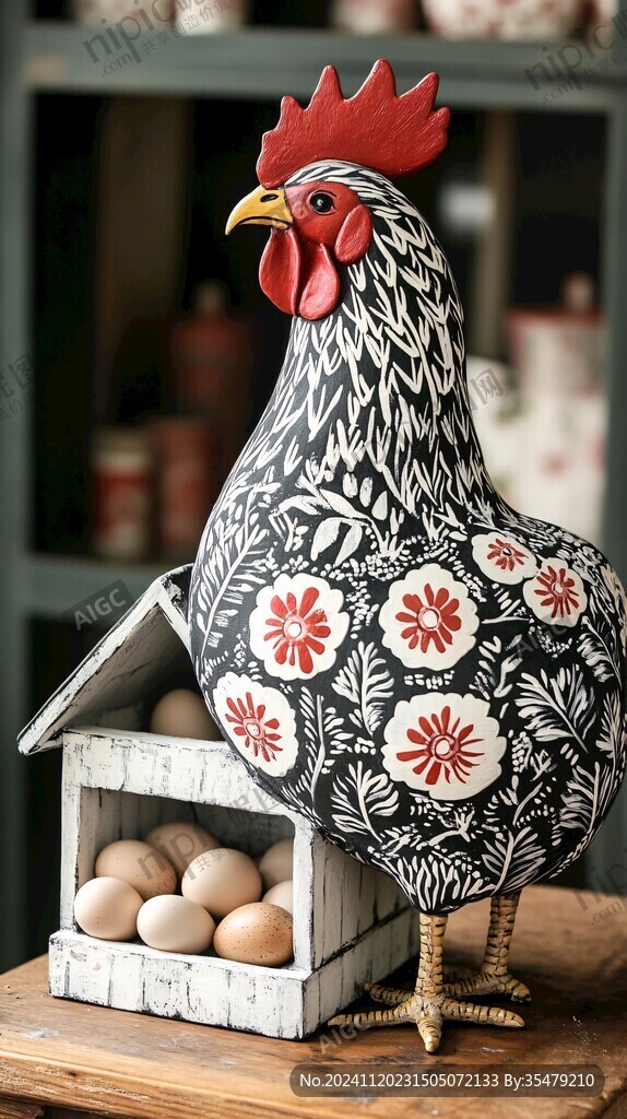 工艺品装饰品母鸡