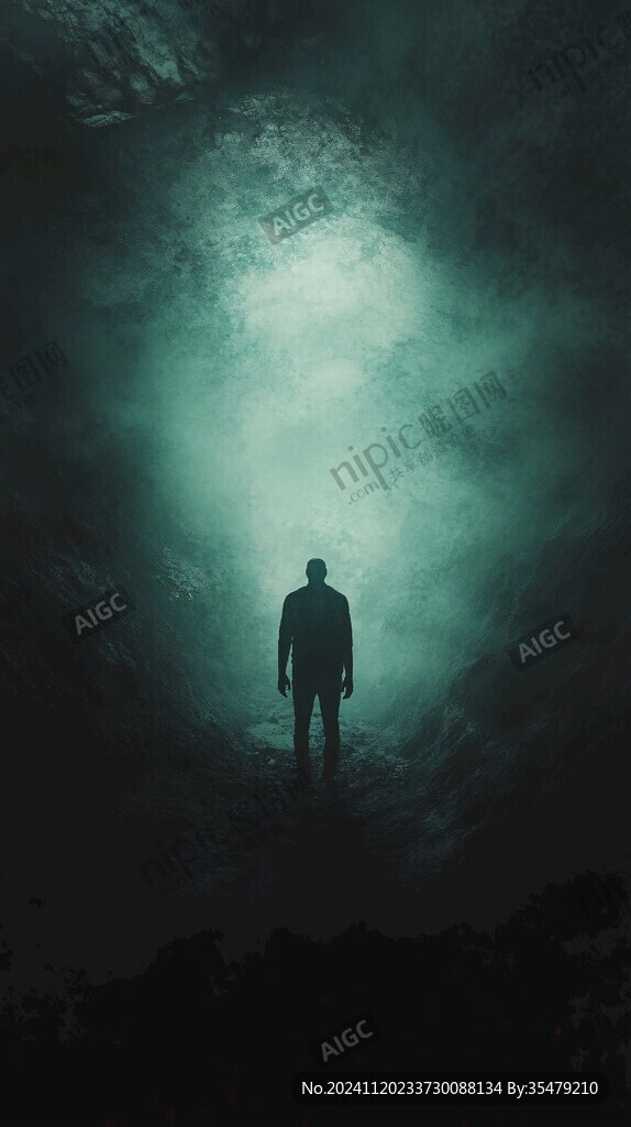 孤身一人背景素材