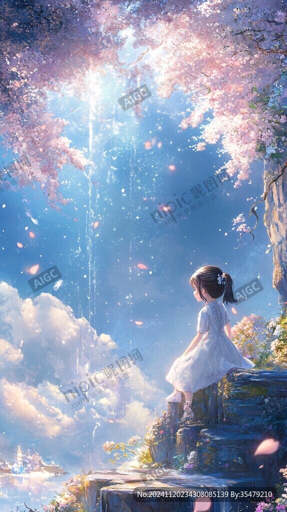 梦幻风景女孩