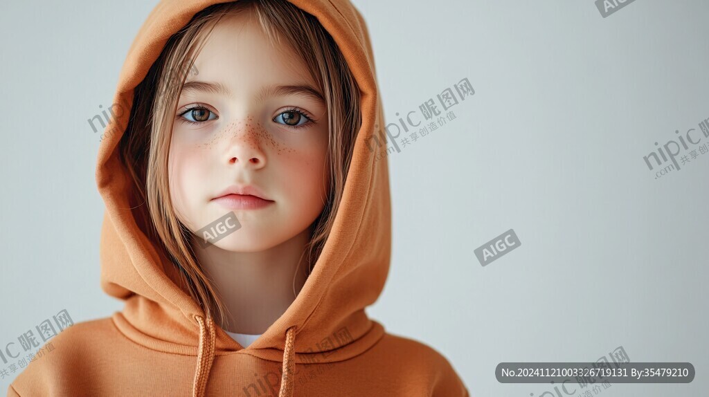 怡然自得的小女孩壁纸