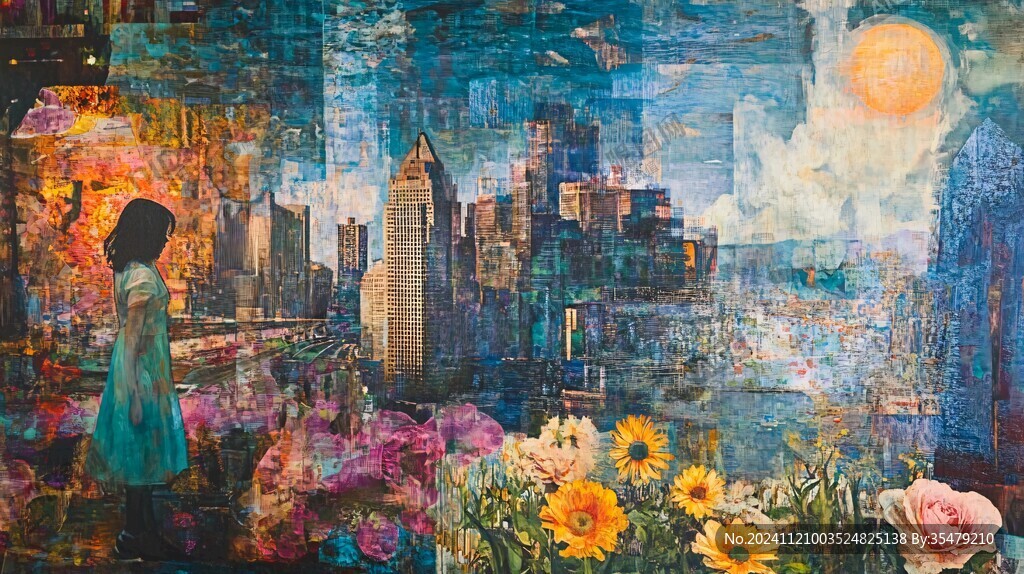 曼哈顿油画