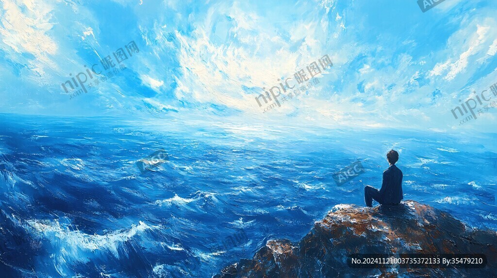 孤身一人背景素材