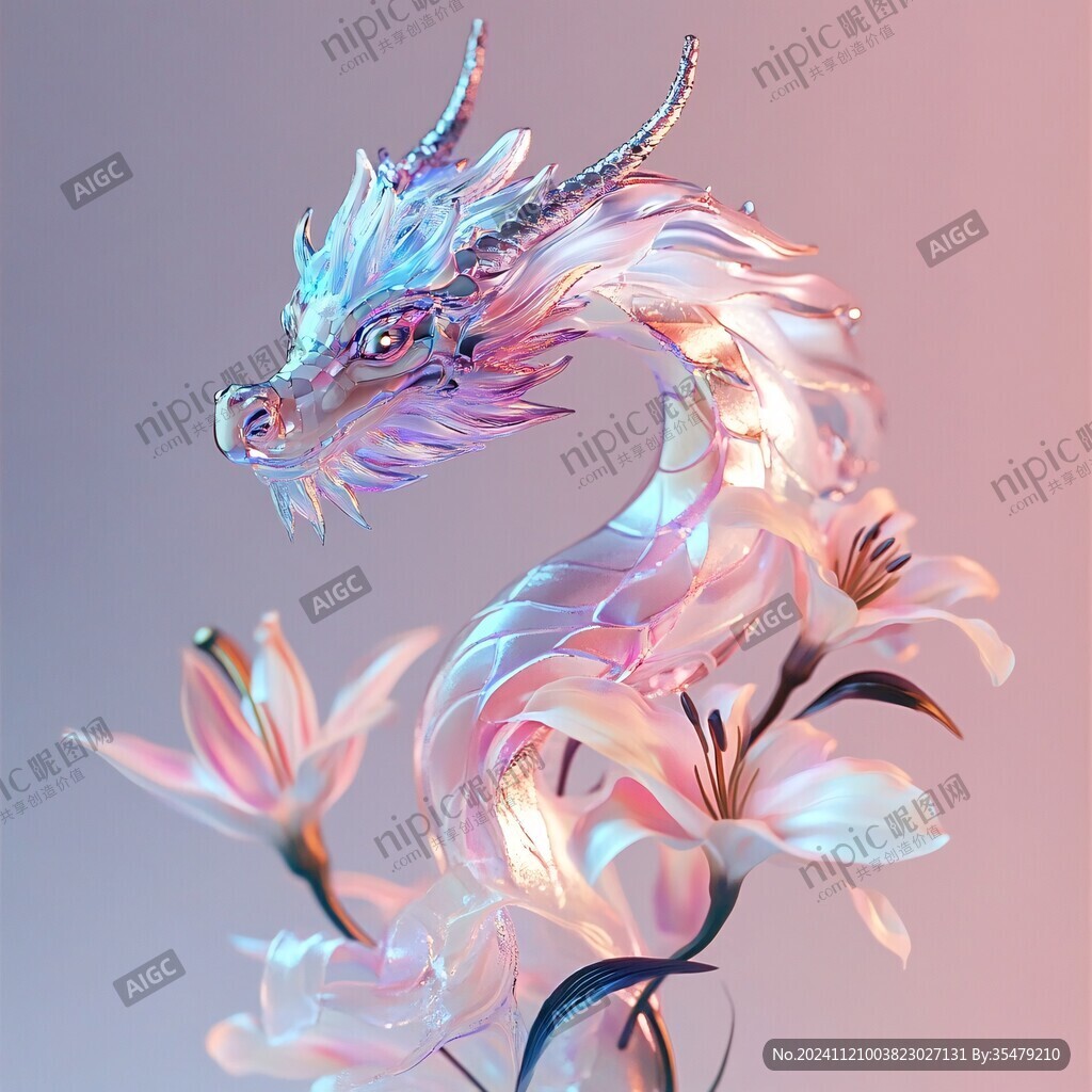 龙年氛围立体造型