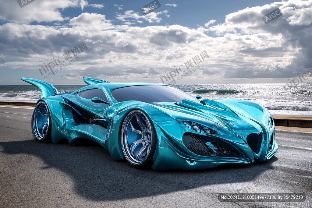 跑车线条飞驰电掣