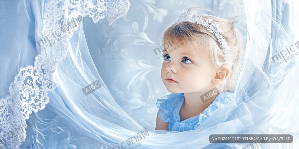 怡然自得的小女孩壁纸