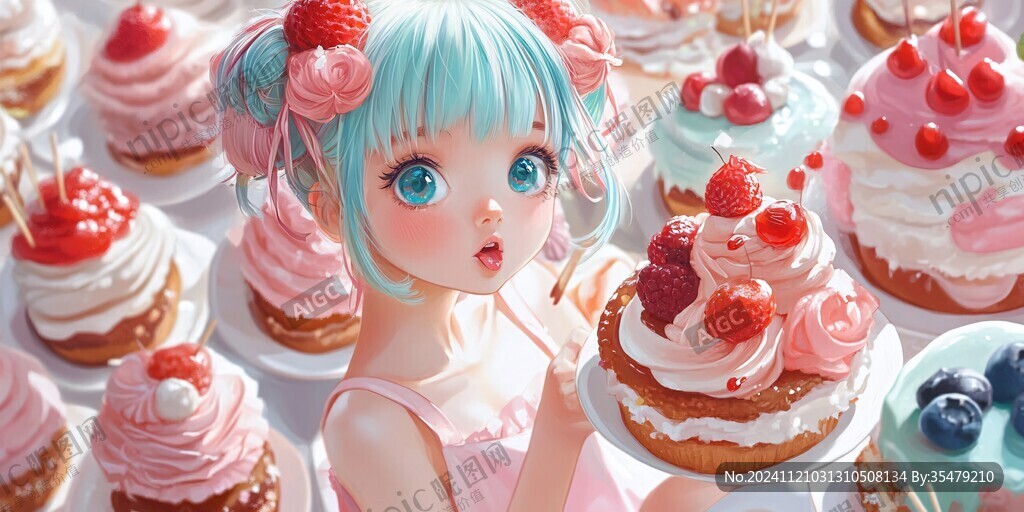 翻糖二次元人物造型