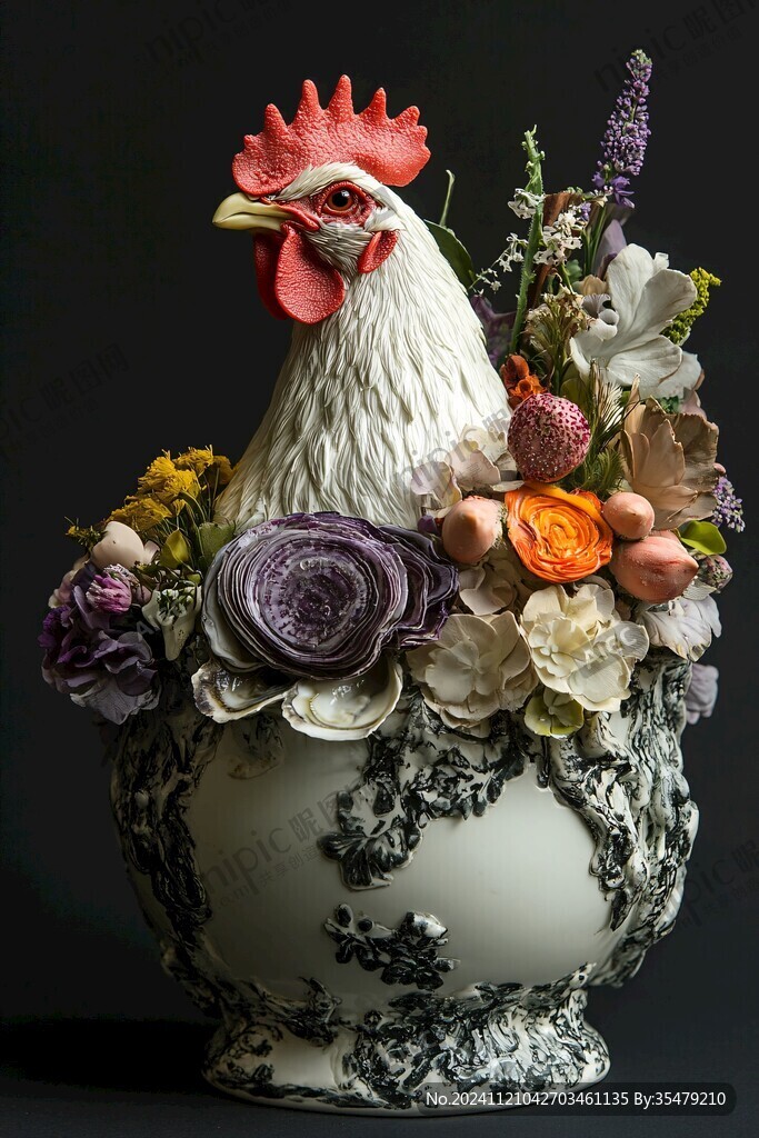 工艺品装饰品母鸡