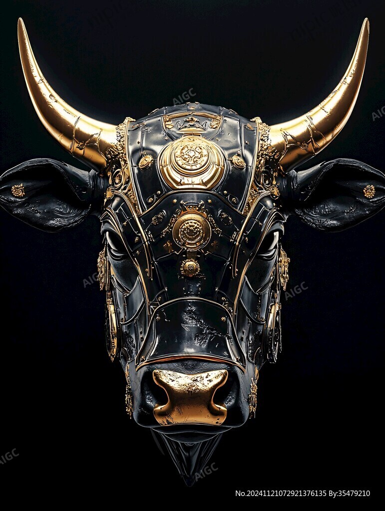 金属质感牛