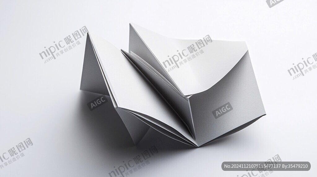 纸张卷页设计效果