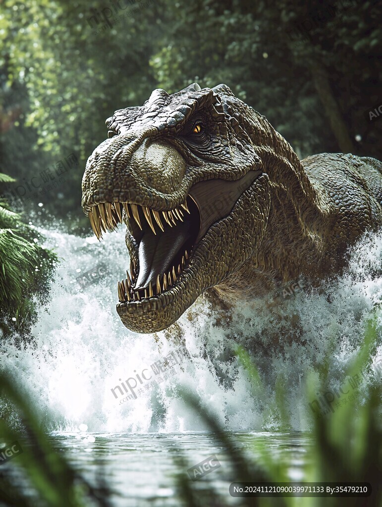 恐龙高清3d地贴