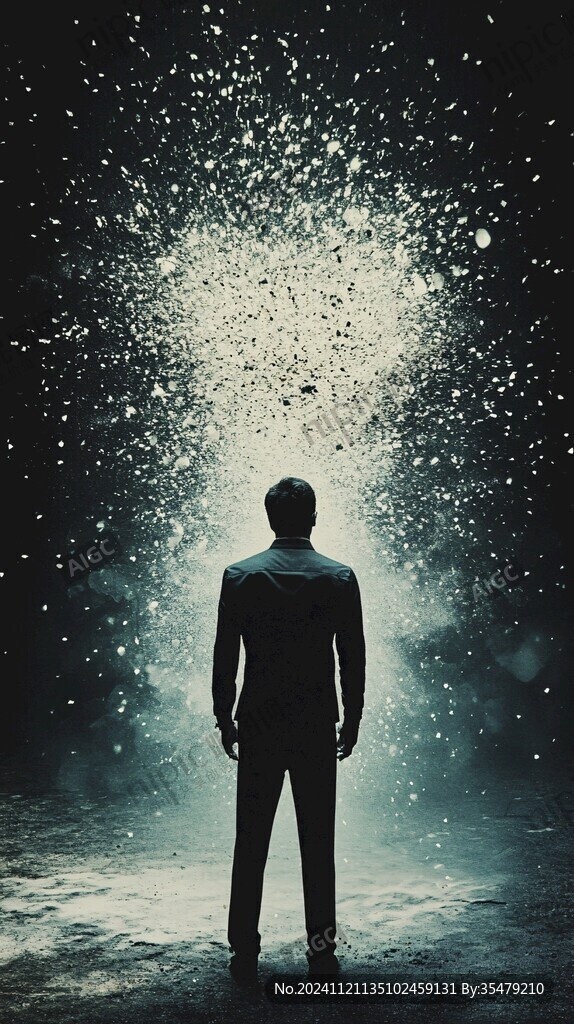 孤身一人背景素材