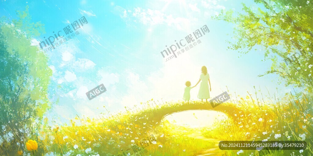 梦幻母亲节背景