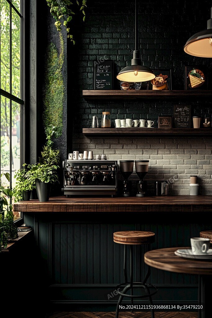 咖啡馆厨房素材