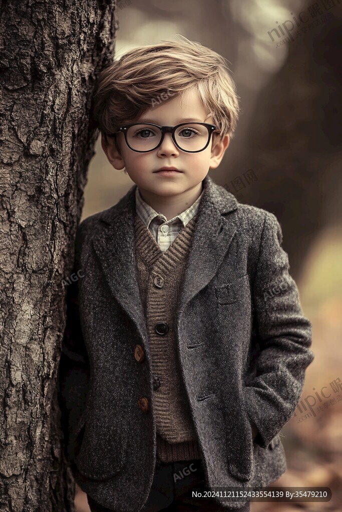 男童秋冬效果图