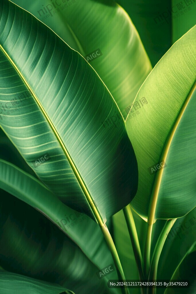 北欧风芭蕉叶