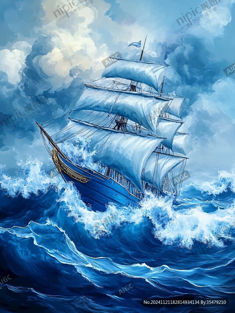 扬帆启航高清画