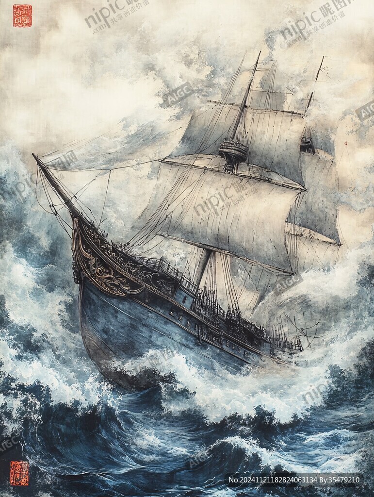 扬帆启航高清画