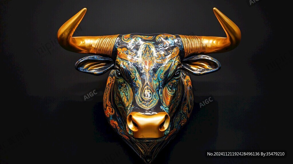 金属质感牛