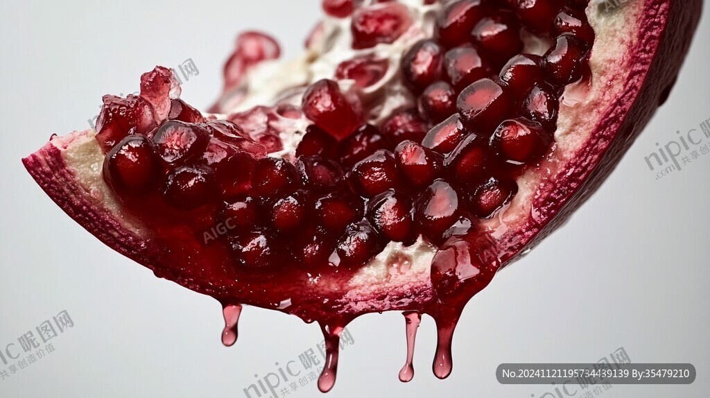 高清石榴果肉