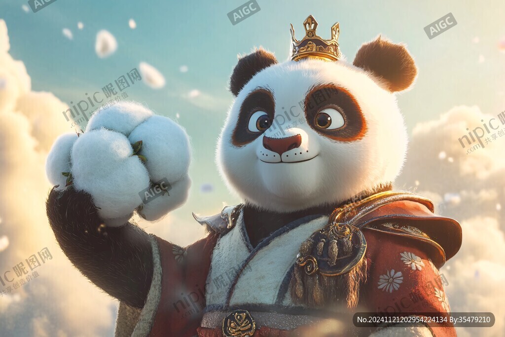 熊猫插画王者驾到