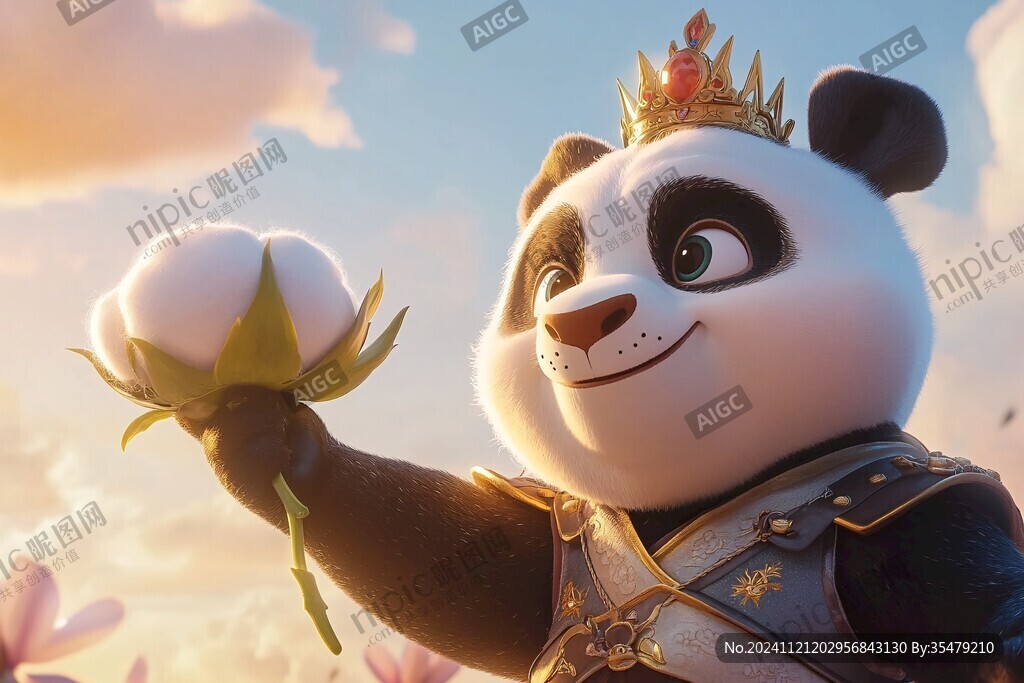 熊猫插画王者驾到