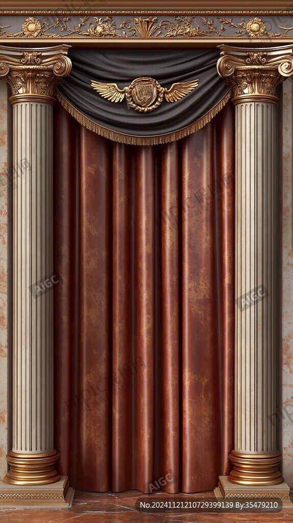 豪门罗马柱古典房地产