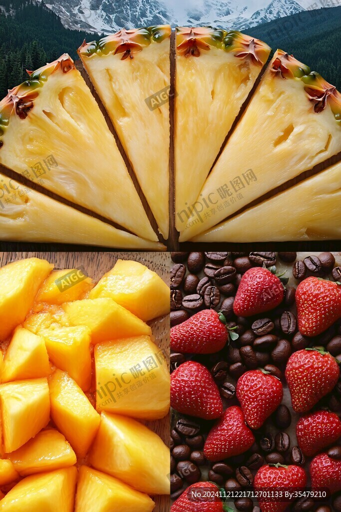 水果披萨面食面点