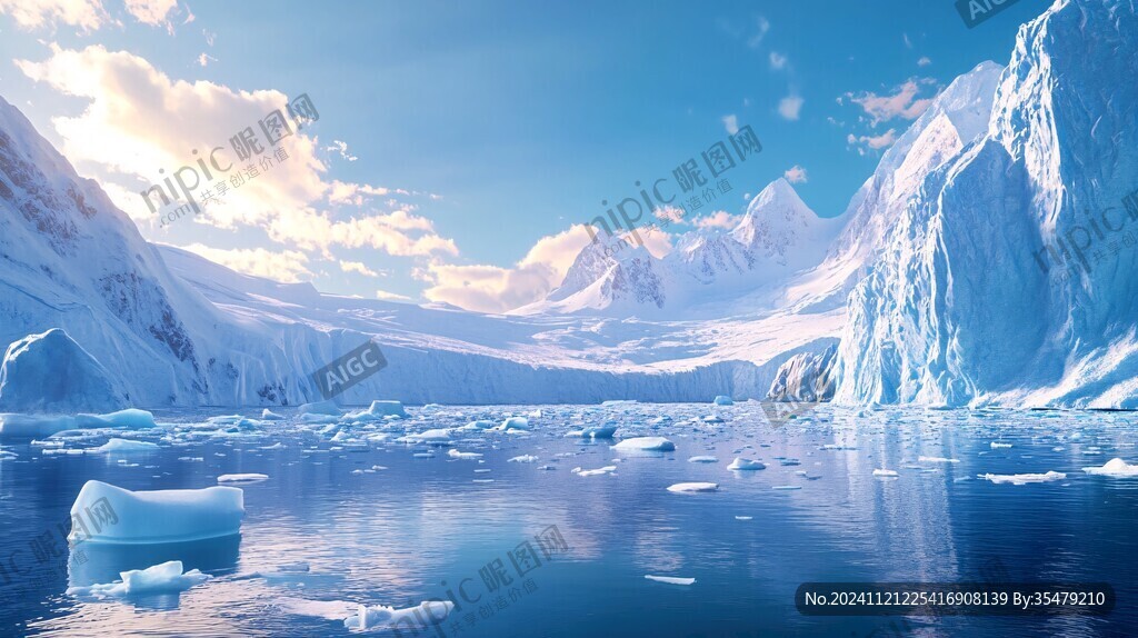 梦幻舞台背景南极冒险