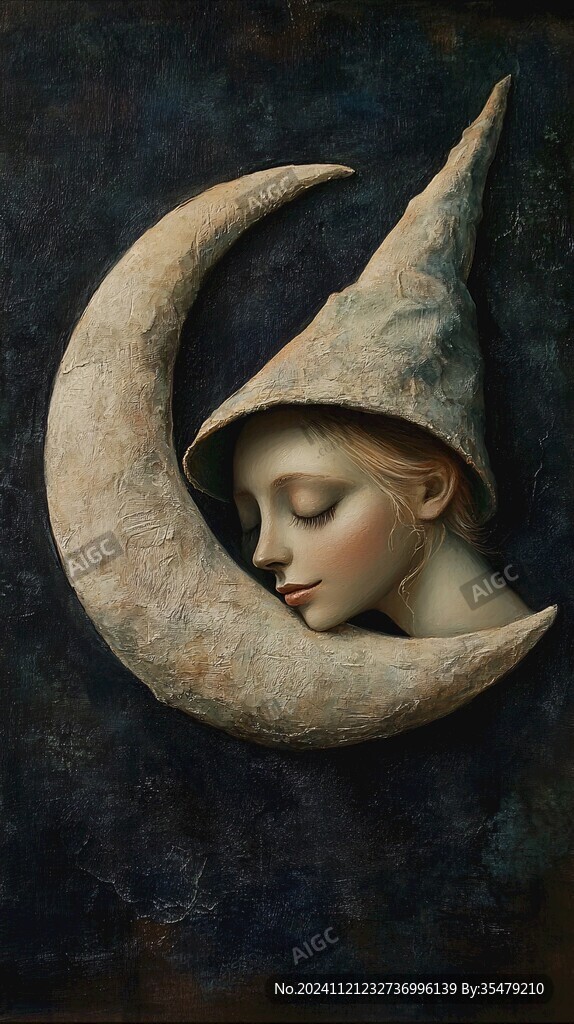 梦幻夜晚立体画