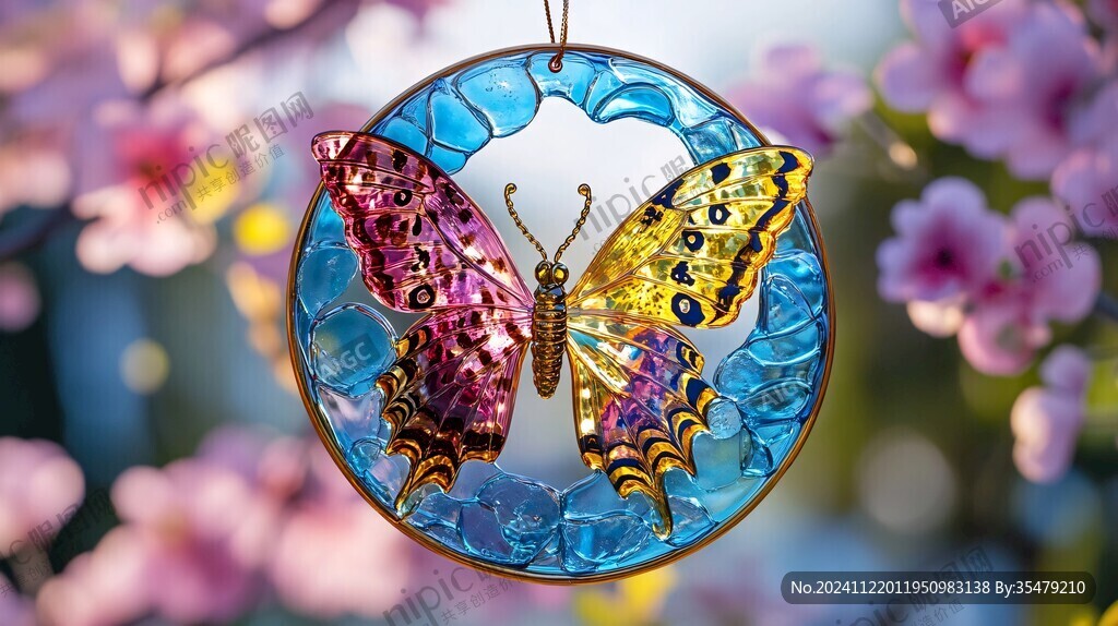 蝴蝶比翼双飞主题