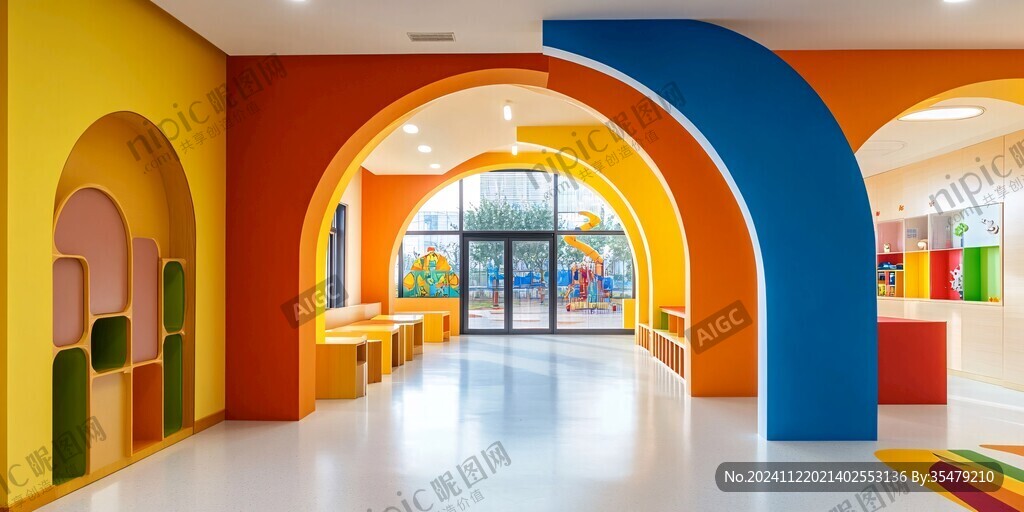 儿童活动中心过道