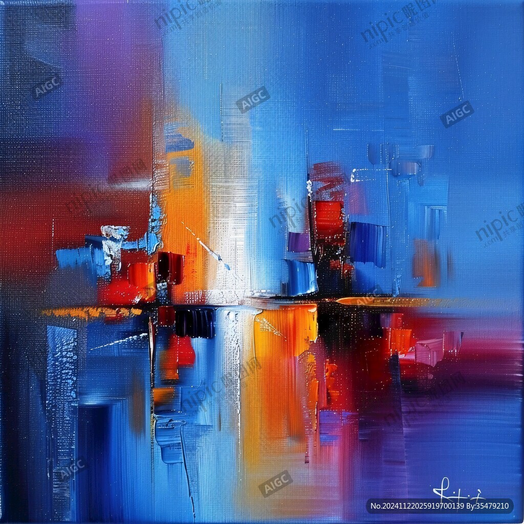 都市抽象画