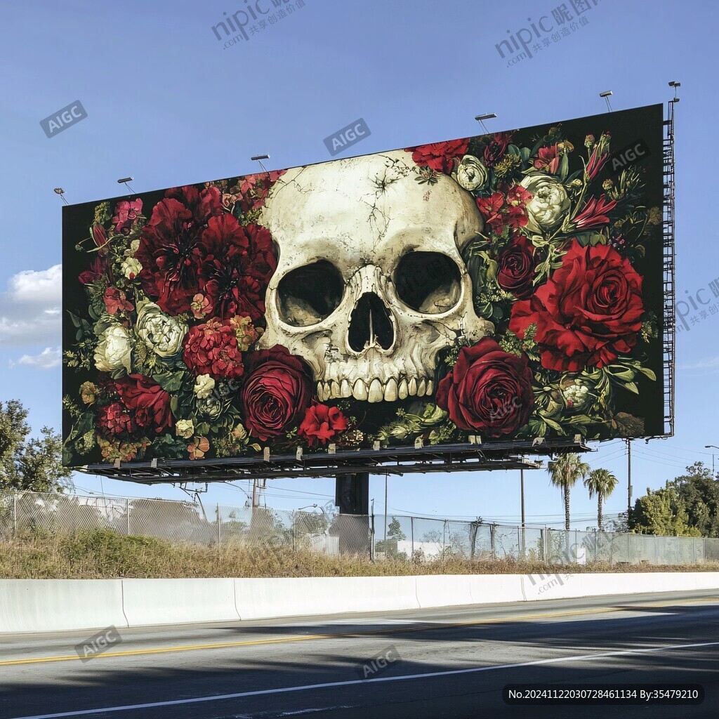 巨型海报广告牌