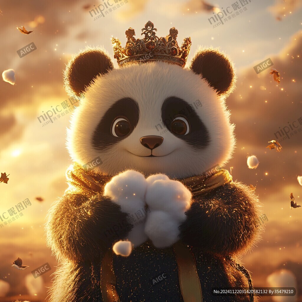 熊猫插画王者驾到