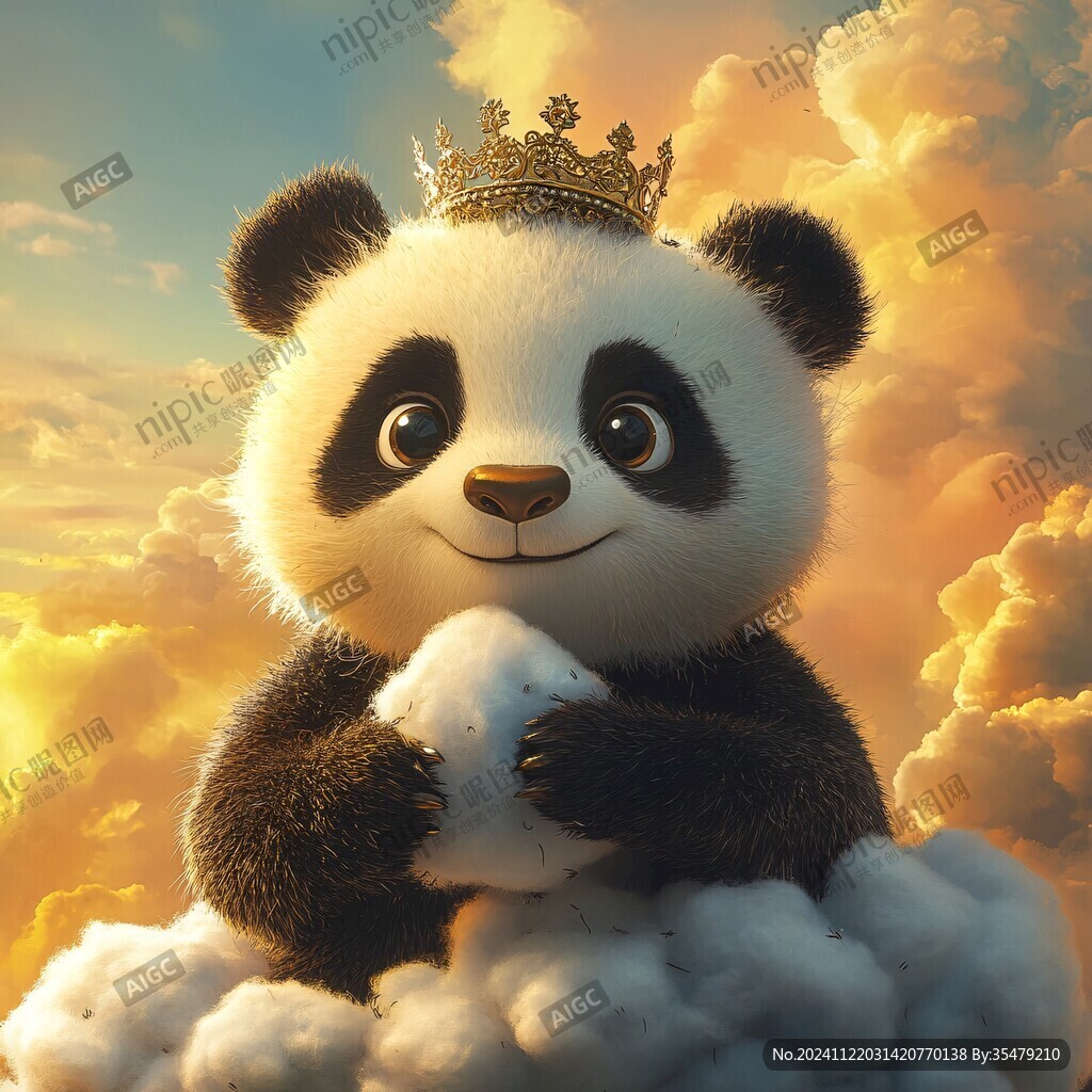 熊猫插画王者驾到