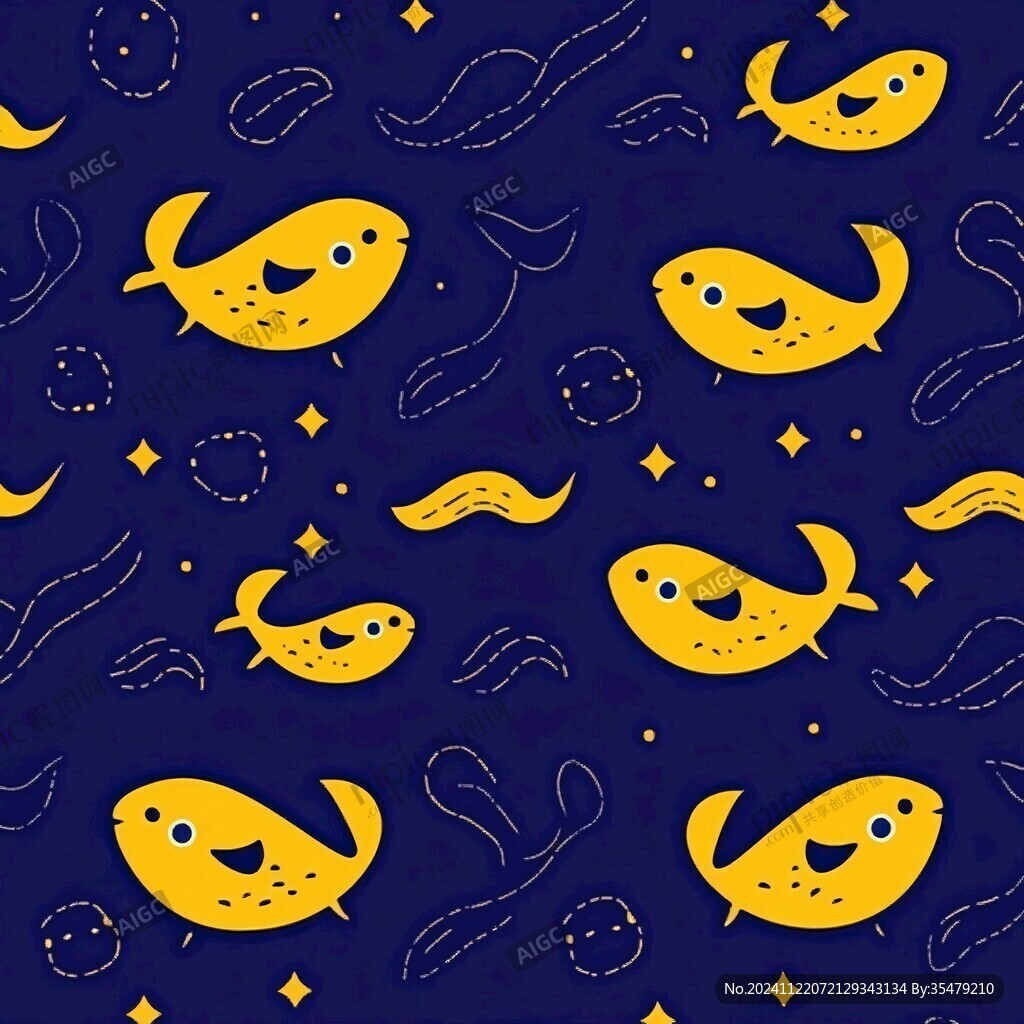 渐变海底世界圆点