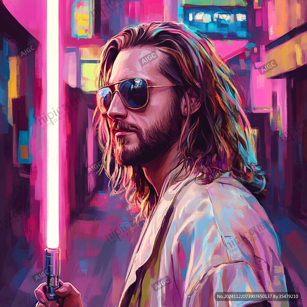 赛博朋克装饰画