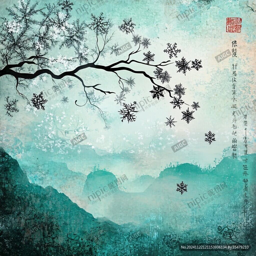 霜降装饰画