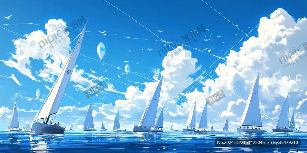 扬帆起航启航大海