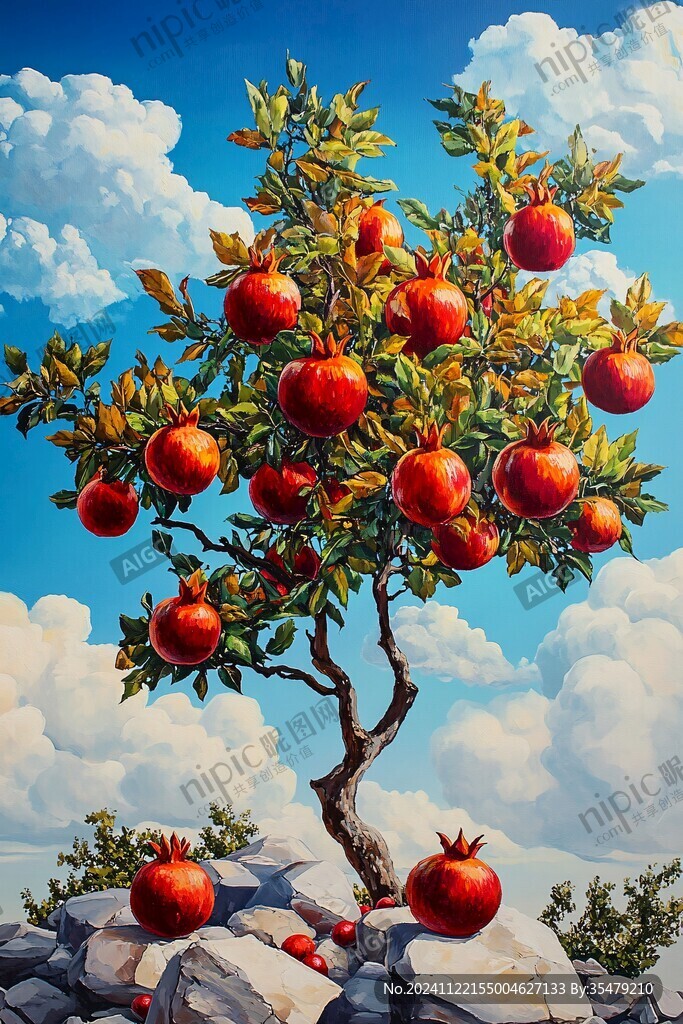 苹果树3d画