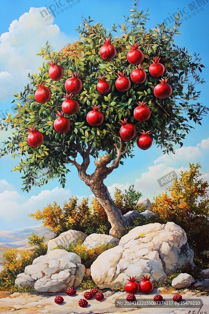 苹果树3d画