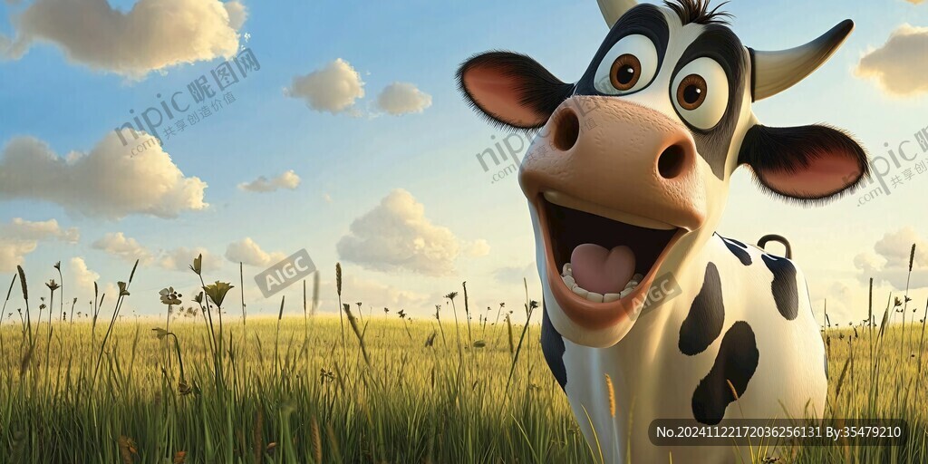 奶牛海报banner