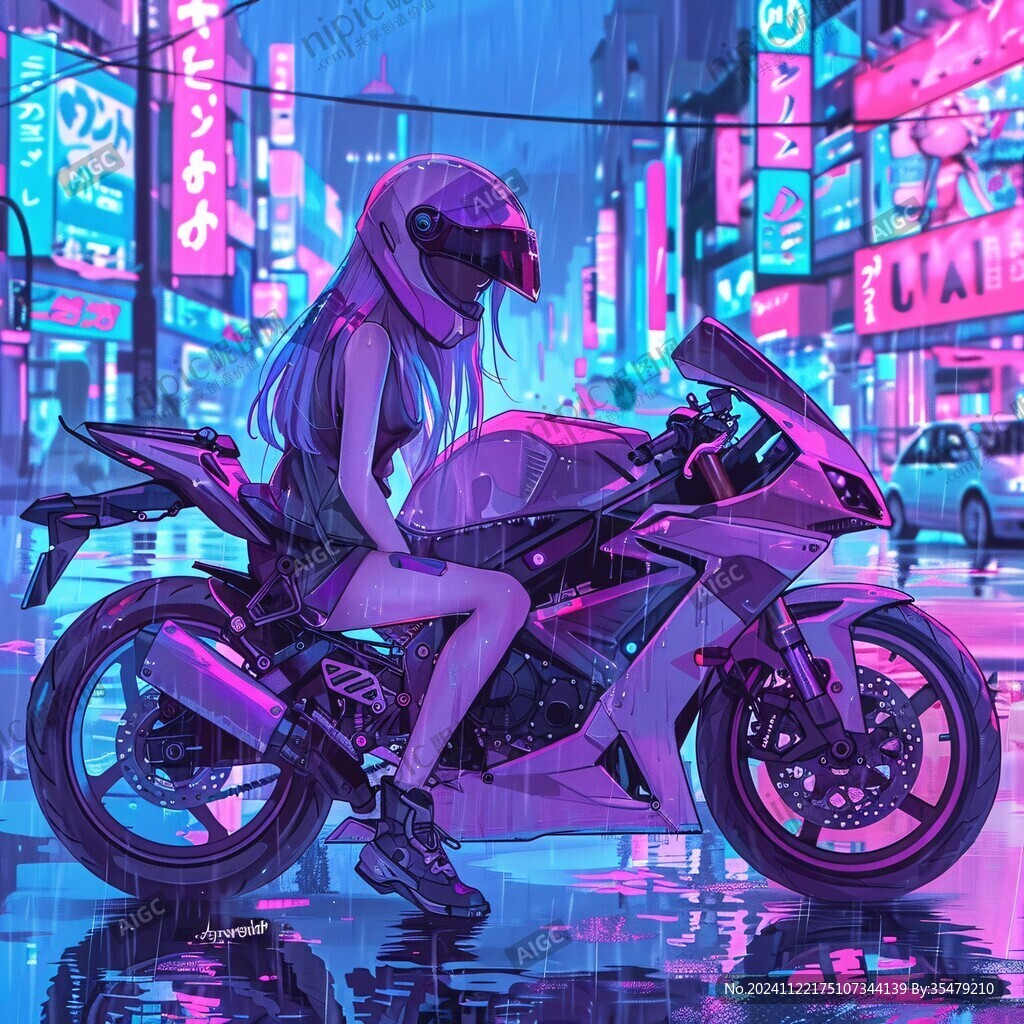 赛博朋克装饰画