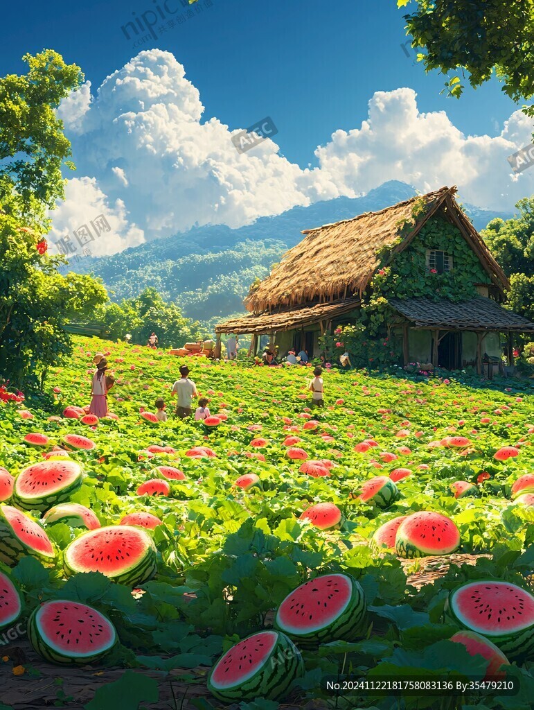 梦幻唯美农村新面貌