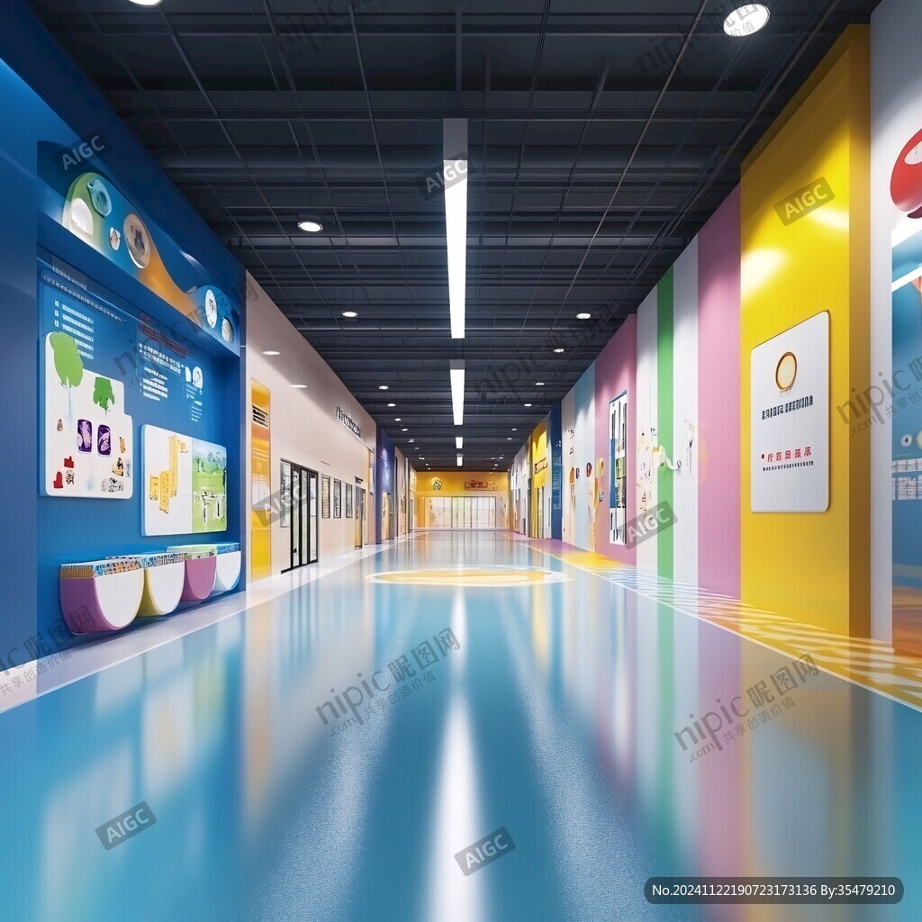 儿童活动中心过道