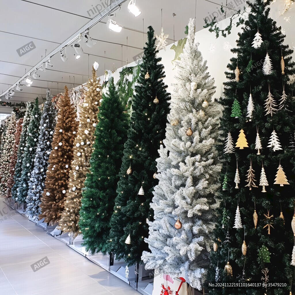 超市圣诞树