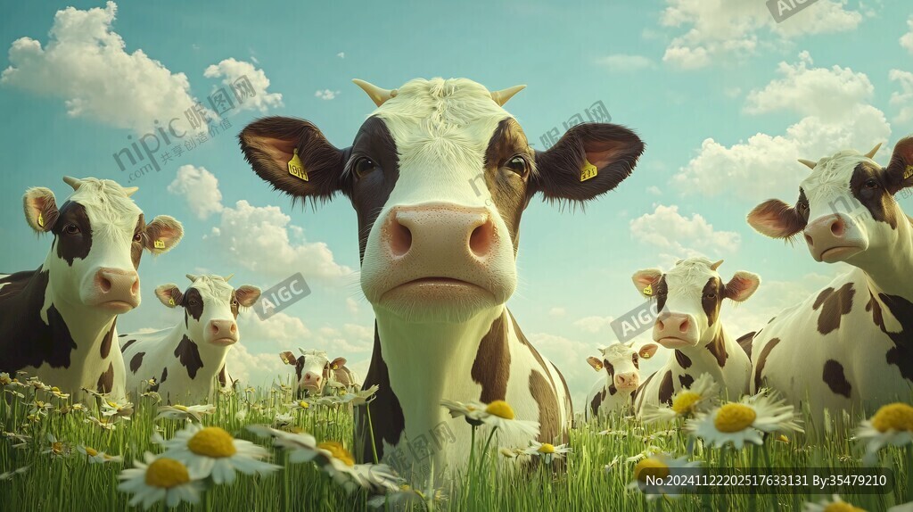 奶牛海报banner