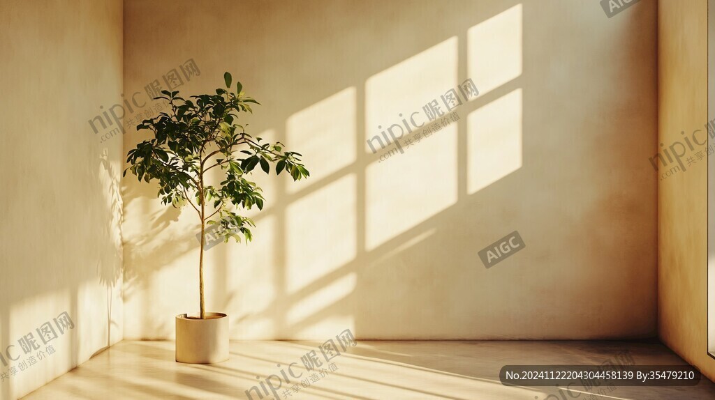 黄色室内暖光太阳光