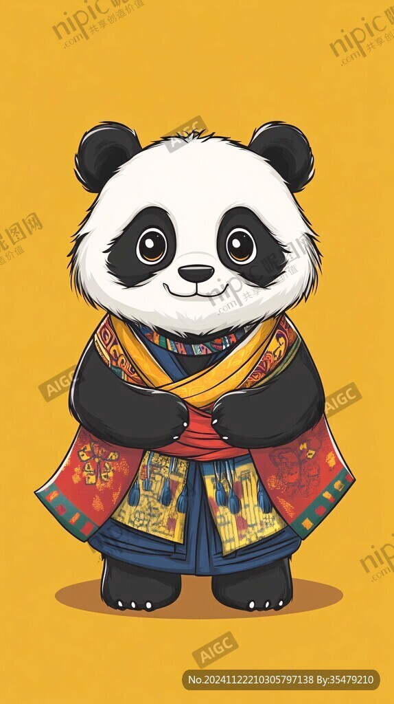 熊猫插画王者驾到