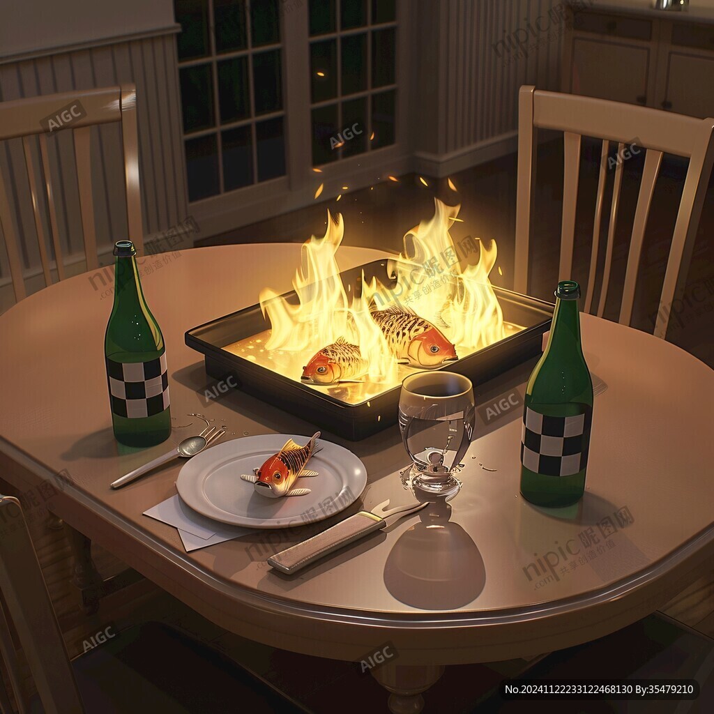 烧烤场景图